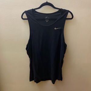 Men’s blackNike Dri-Fit tank